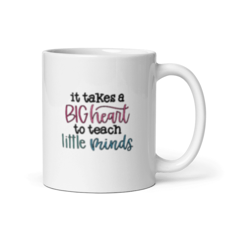 It Takes a Big Heart – Double-Sided Ceramic Mug