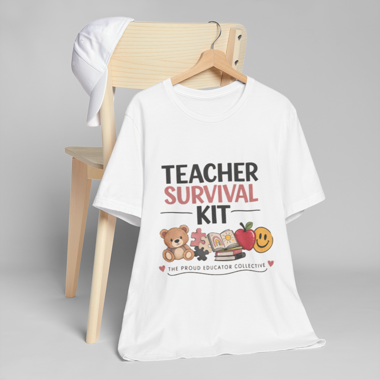 Teacher Survival Kit T-Shirt — Cute School-Themed Tee for Educators