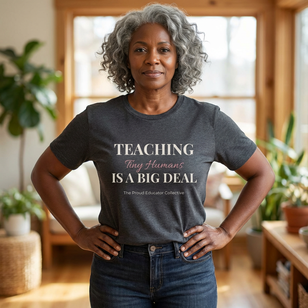 Teaching Is My Superpower T-Shirt — "Tiny Humans, Big Dream"