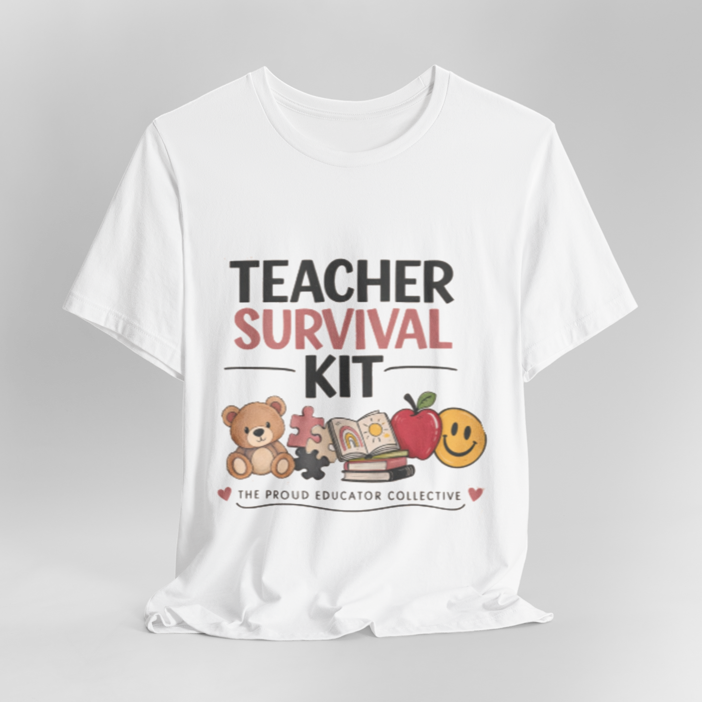 Teacher Survival Kit T-Shirt — Cute School-Themed Tee for Educators
